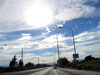 Driving down Vegas Valley , taking another car shot.  These are fun to take!